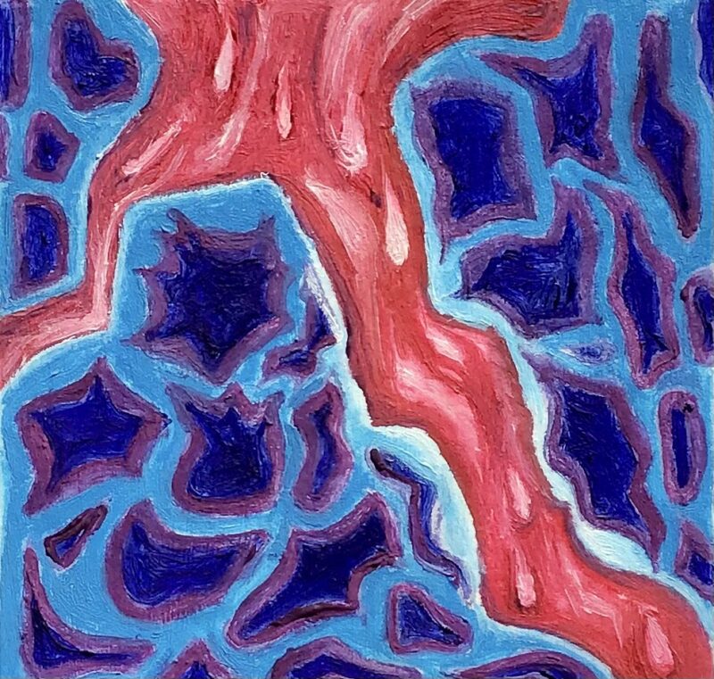 Undersea Lava Flow