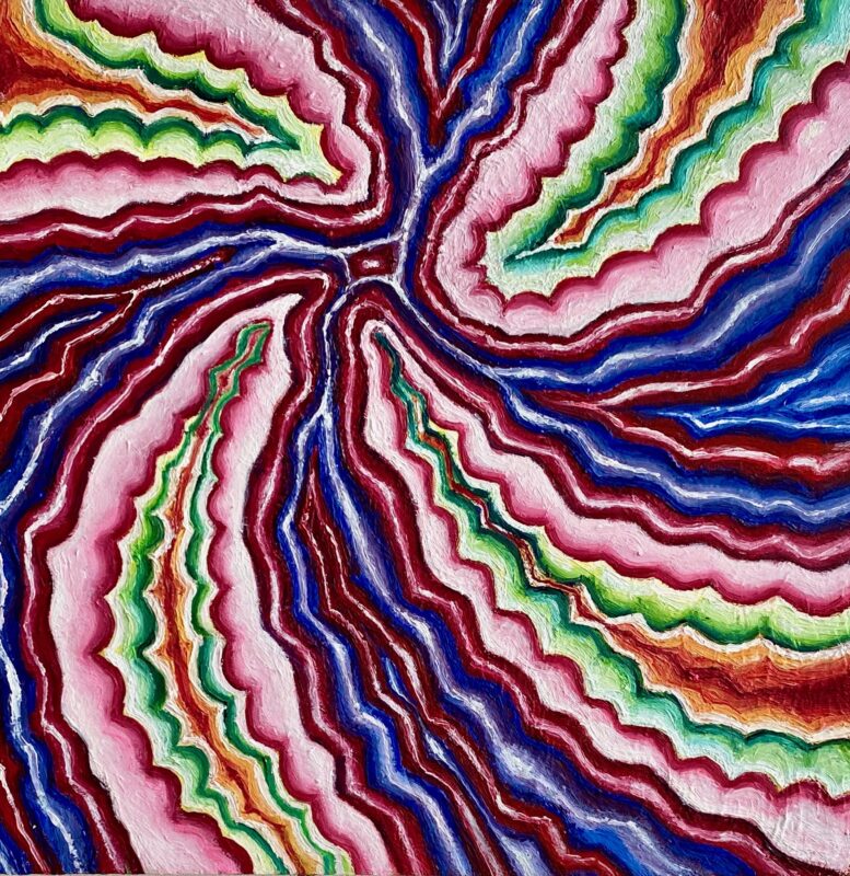 Cosmic Whirl with Pink