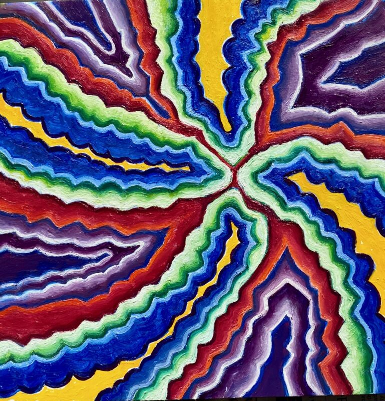 Cosmic Whirl with Blue