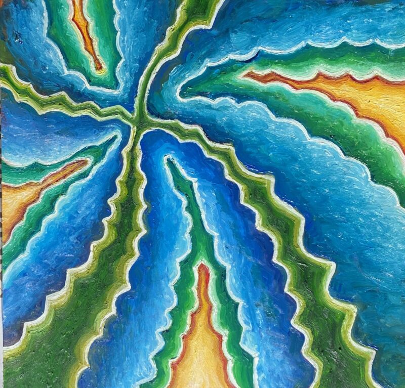 Blue Green Whirl